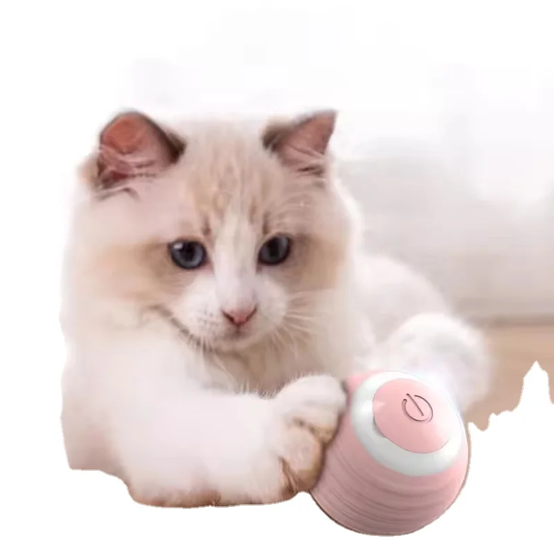 Factory price Pet Automatic Smart Electric Cat Toy Interactive Cat Ball Toys Game for Cat Rolling Smart Ball