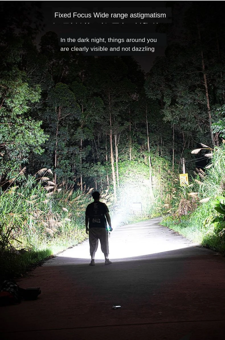 Bright Light 12000Lm Rechargeable Flashlight Waterproof Long Distance Led Torch Flashlight for Outdoor Camping