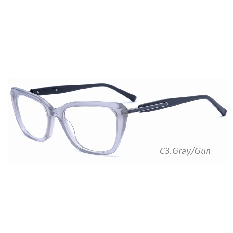 TP23021 Wholesale New color Glasses Frame Luxury Women Flat Mirror Custom Logo Computer optical glasses frame