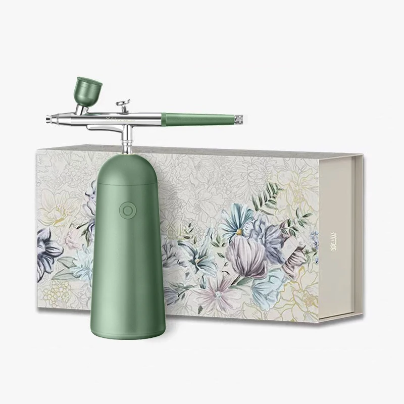 0.3mm nail spray gun kit usb rechargeable and nozzle dia cake decorating skin face beauty oxygen airbrush Skin care Airbrush