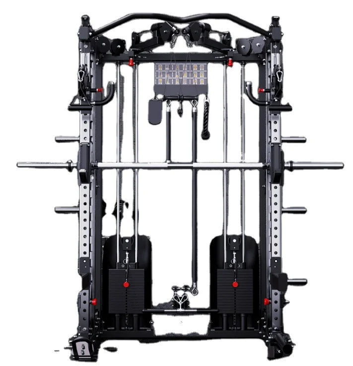 2023 multi-functional integrated training equipment gantry commercial fitness strength bird smith machine