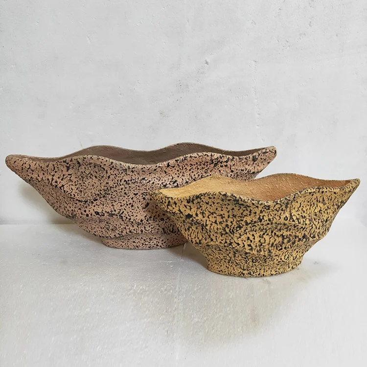 2023 Wholesale Factory Supply Natural Stone Flowerpot Mini Bonsai Pot For Bonsai Planting