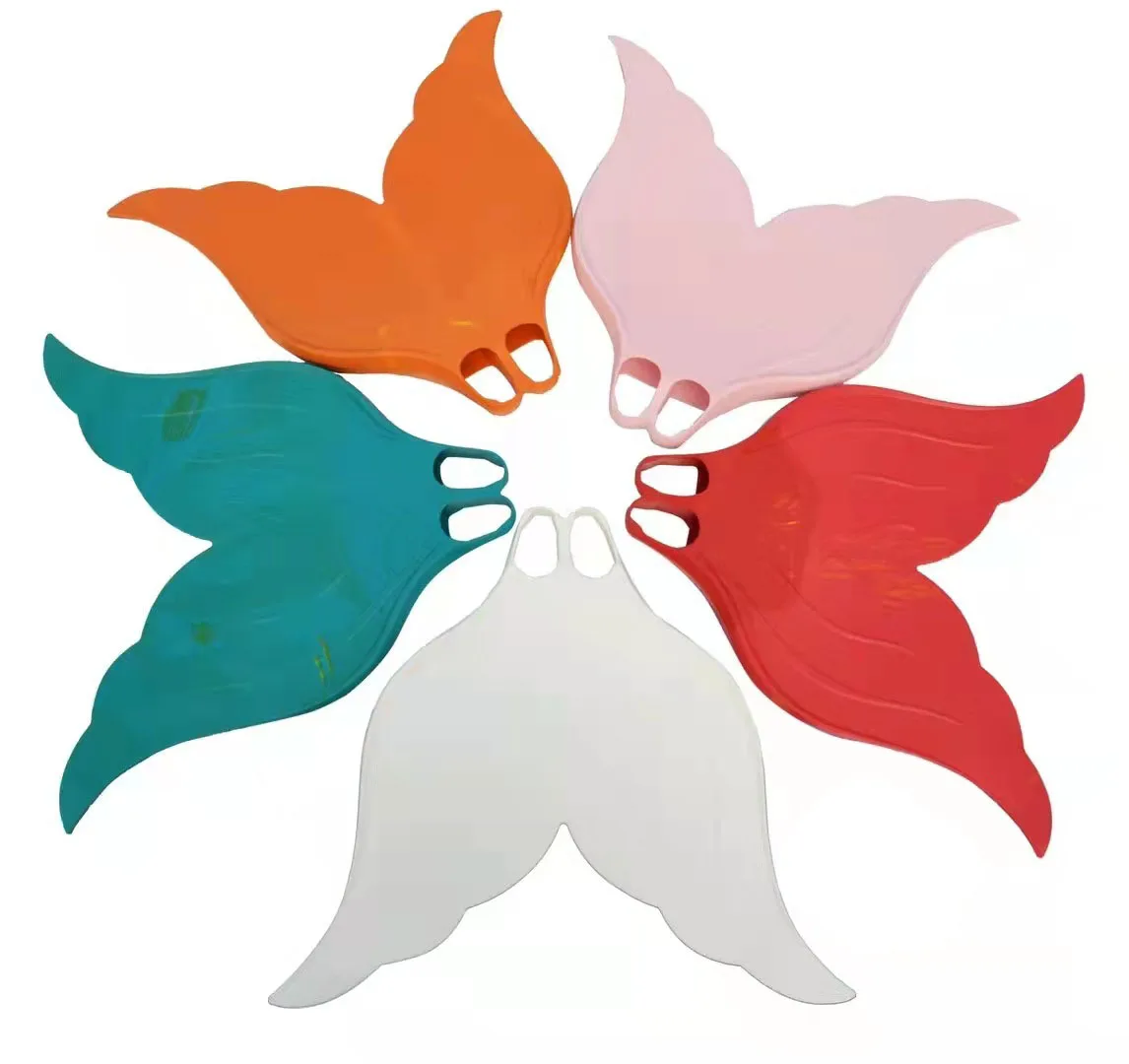 Wholesale Price Customized Silicone Adjustable Scuba Diving Monofin Flipper Mermaid Fins for Swimming Training