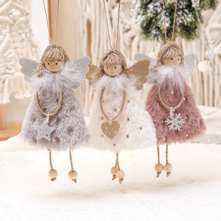 Halloween Christmas Carnival Hanging Angel Girl Pendant Ornaments for Decorations Christmas Tree