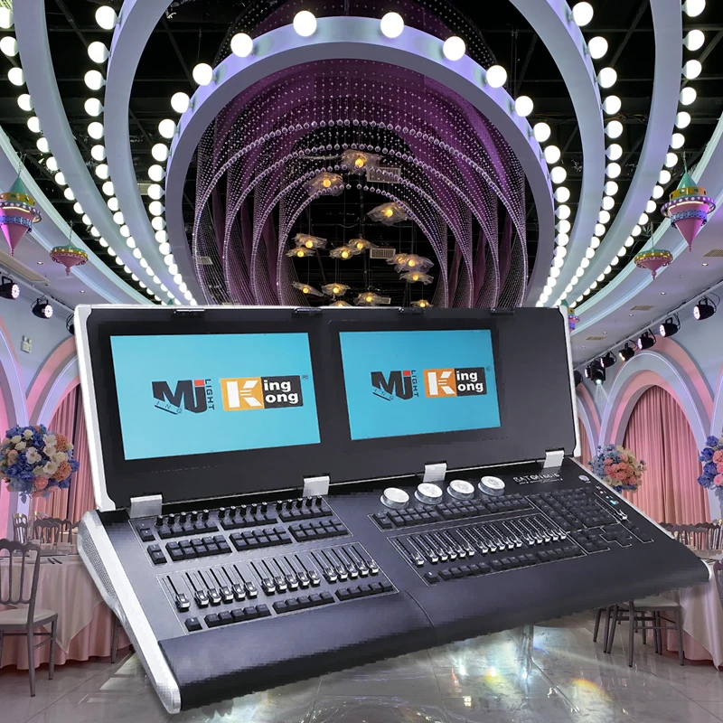 Stage Dmx Console Rgb Fader Pro Controller Light Console With Flight Case For Dj Disco Lighting Controller Light Controller