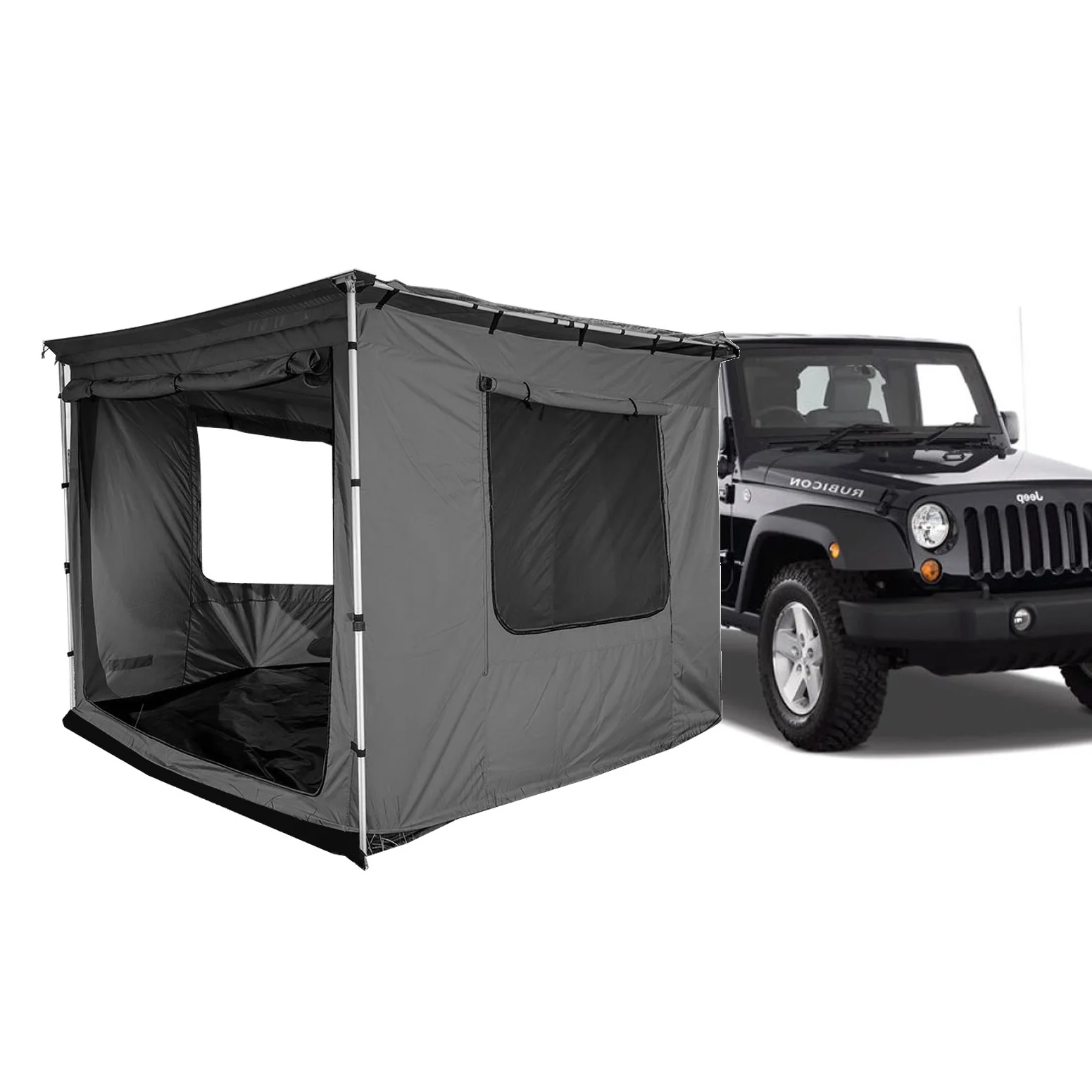 Waterproof Sun Shade Aluminum Pole Awning Room Sliding Outdoor Suv Auto Roof Tent