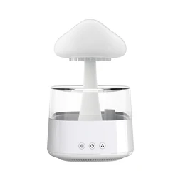 New Trend Cloud Essential Oil Aroma Diffuser 7 Changing Color 10H Auto Off Water Drop Sound Raining Cloud Humidifier for Home