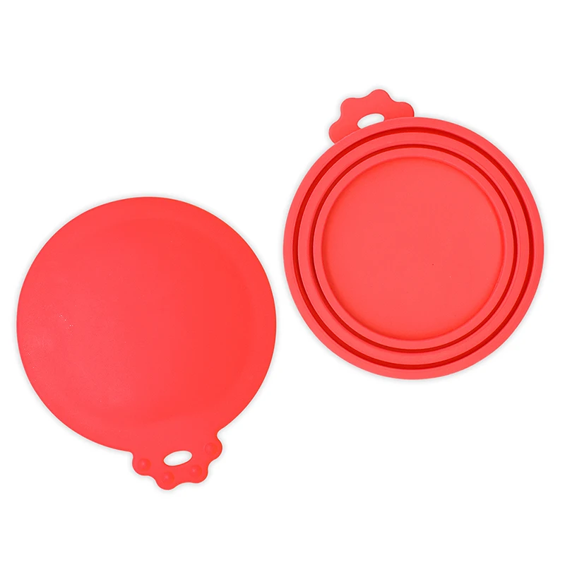 Силиконовая крышка для корма для кошек и собак, не содержит Бисфенол А, подходит для большинства кошек и собак стандартного размера, универсальные силиконовые крышки