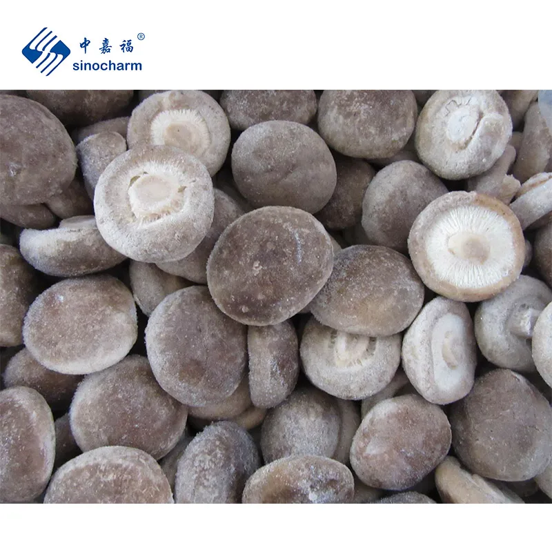 Sinocharm New Crop High Quality BRC A Certified IQF Frozen Shiitake Mushroom Whole Frozen Shiitake from China