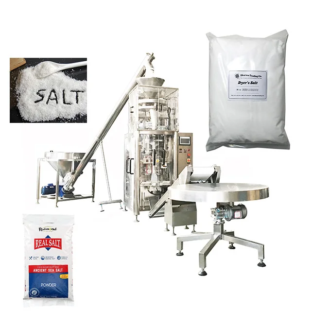 
Automatic VFFS Pillow & Gusset Salt Powders Vertical Packing Machine With Volumetric Cup Filling 
