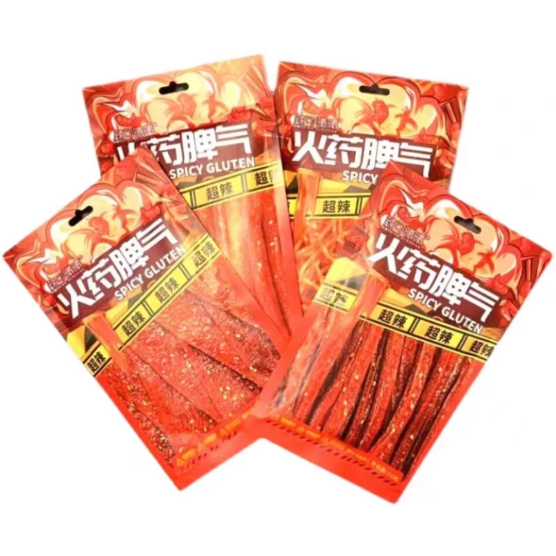 Мгновенные горячие пряные полоски глютен пряный китайский Latiao закуска