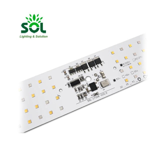 Hot Selling 50W 220V COB SMD 3030 PCB LED Grow Light full spectrum