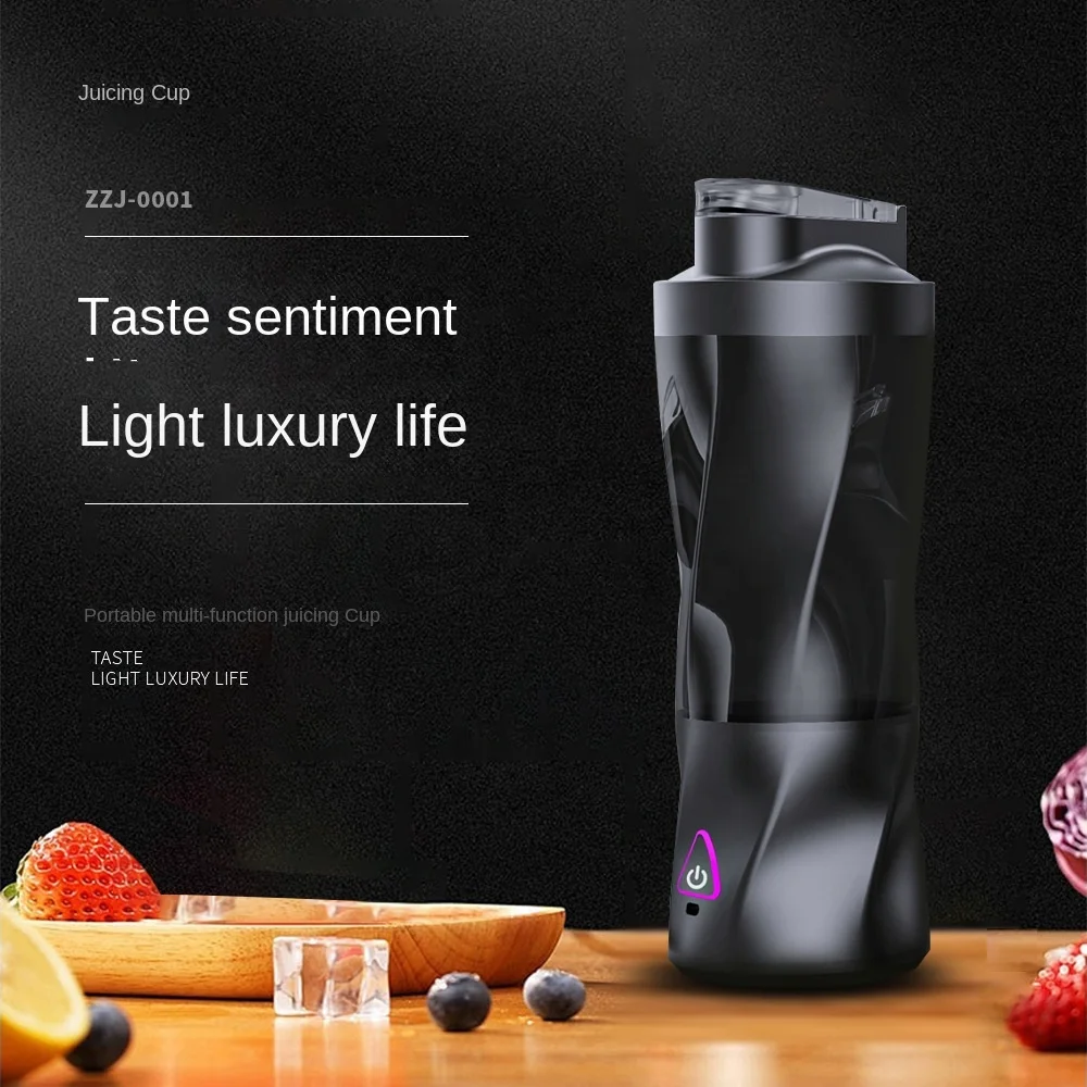 700ml 6000mah Full Automatic Electric Juicer Usb Charging Creative Multi-functional Portable 6 Leaves Juicer Fruit Easy Squeezer