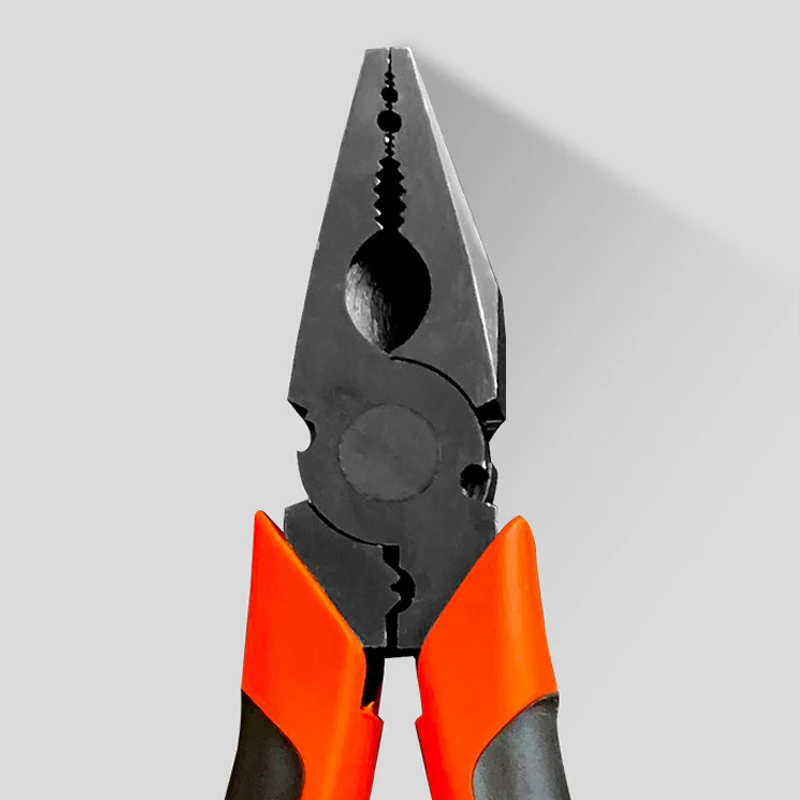 Wholesales Casting tiger Handle Wire Cutting Combination Household Hardware Tools Clamp Needle-nose Diagonal Pliers