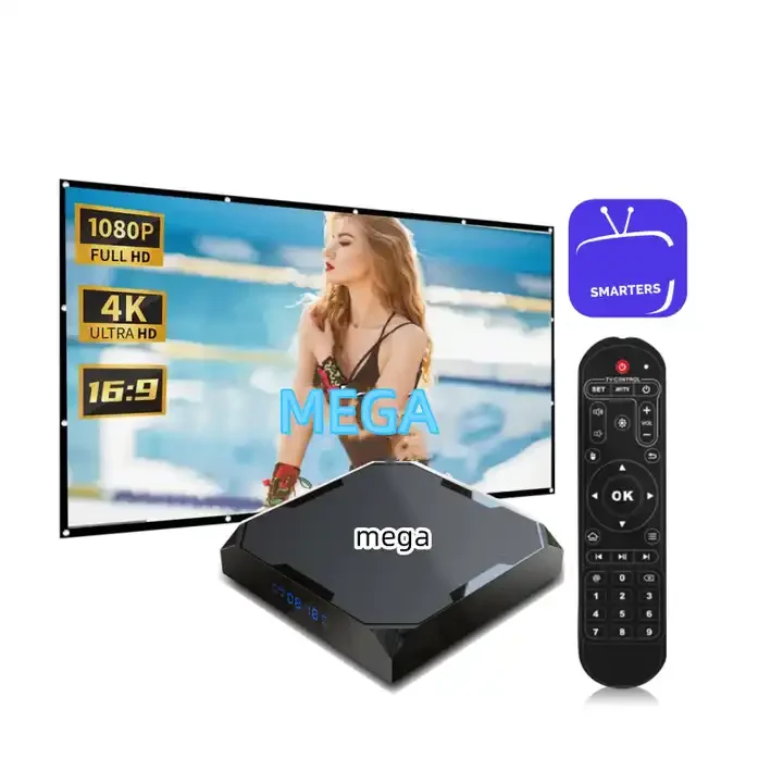 Iptv Subscription For Tv Box 4K Hot Selling X98H X98H PRO X96Q X96MAX Reseller Panel 12 months Subscription M3U For Tv Box IPTV