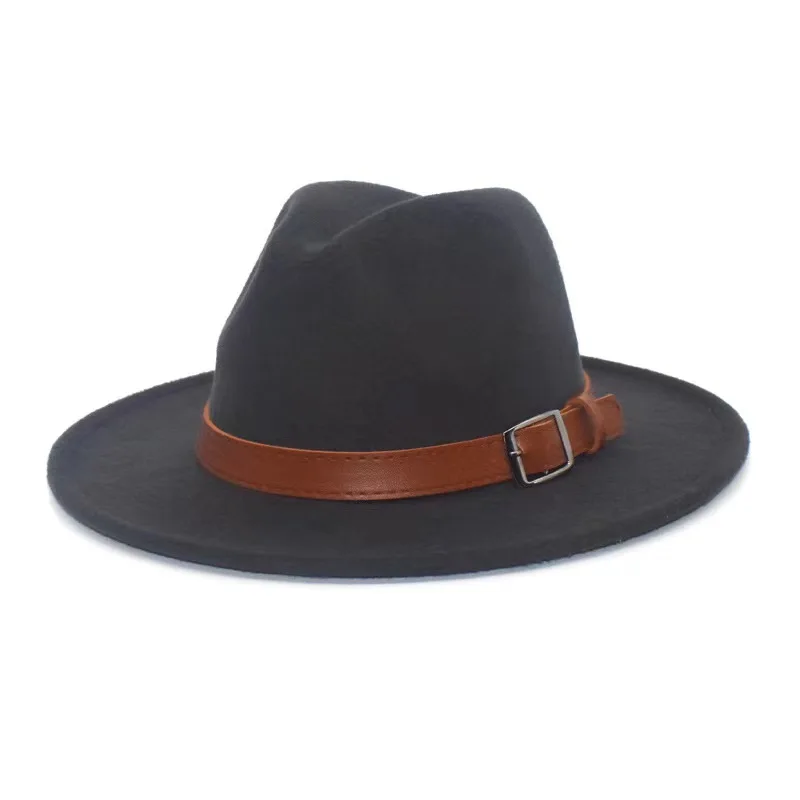 Custom Wholesale 2023 New Luxury High Quality Colour Sombreros Unisex Women Men Pure Wool Felt Fedora Hats