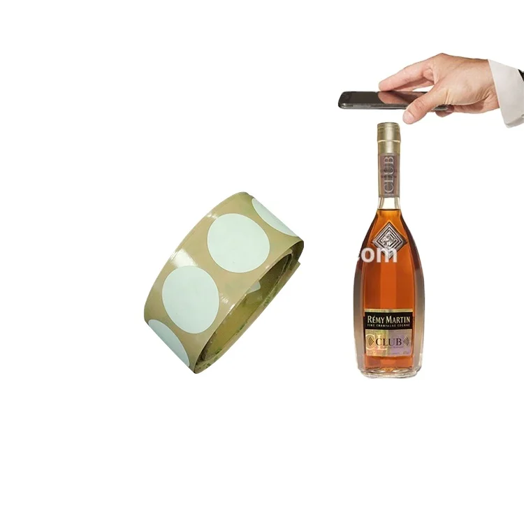 Inventory Tracking RFID Access Control Card HF Passive Wine Bottle Label Sticker Tag