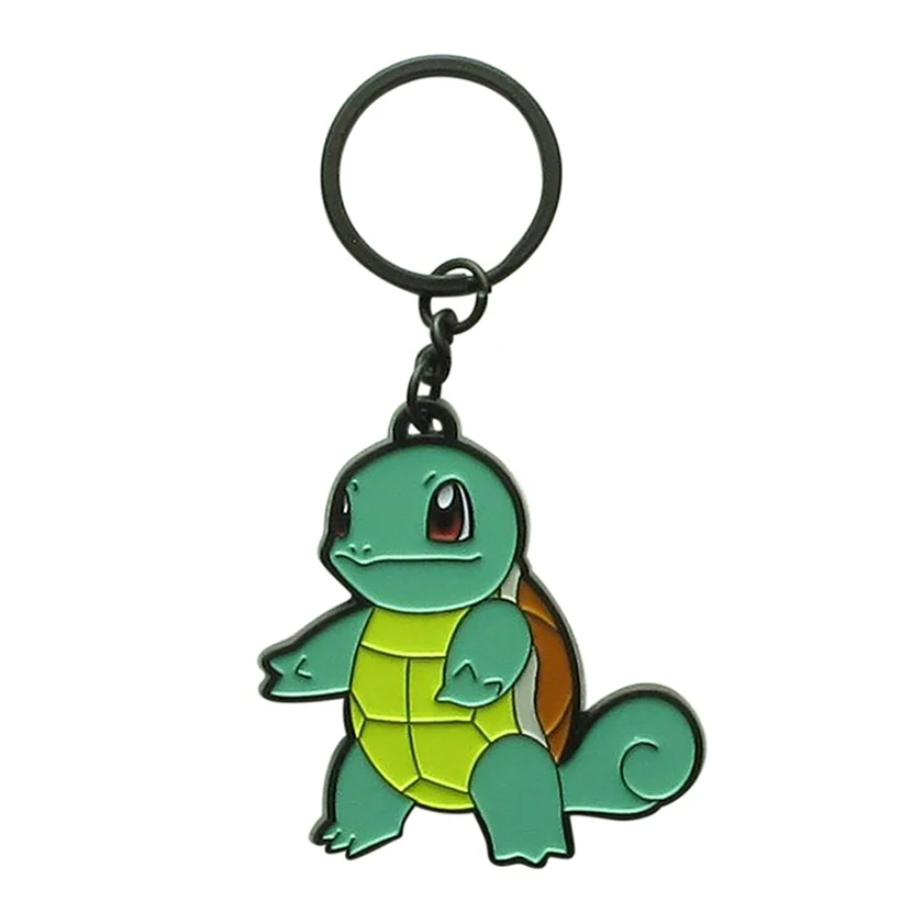 Hot Sell Listed Wooden Pom 3D Metal Hard Enamel Key Chain with Hook