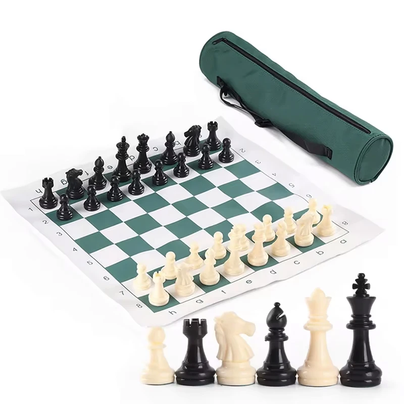 Magnetic High Quality Wooden Chess Set With Folding Board Wholesale Traditional Tournament Plastic Outdoor Chess