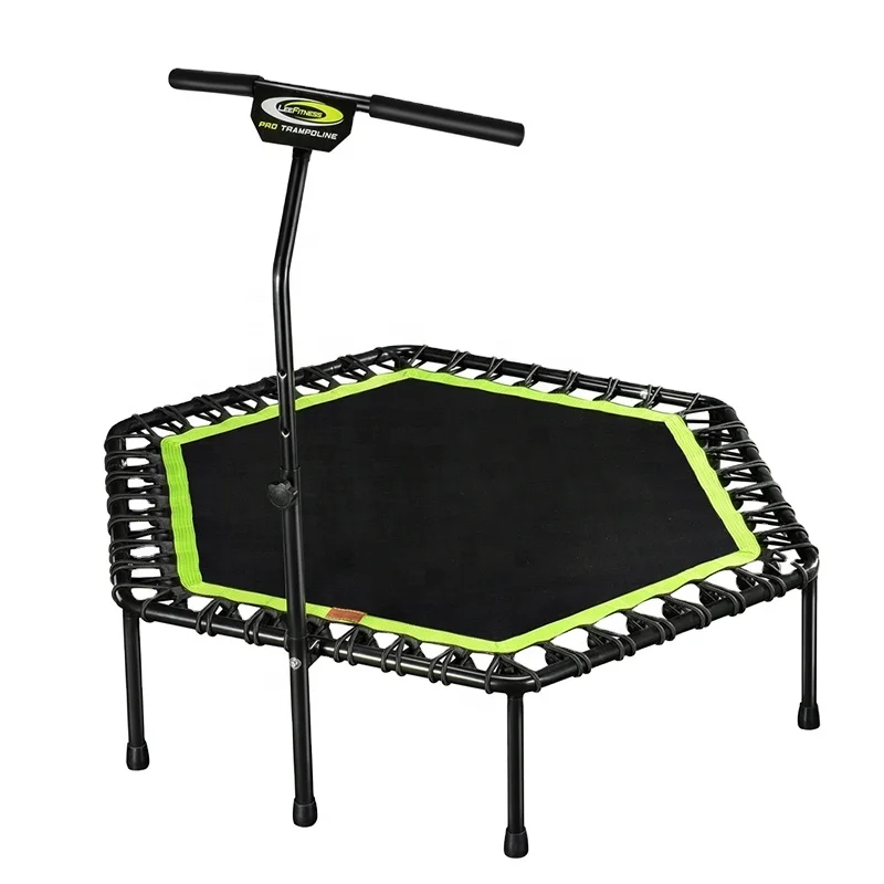 Foldable Fitness Trampoline Rebounder Adults Trampoline Fitness Dedicated Elastic Rope Home Gym Exercise Sports Tool