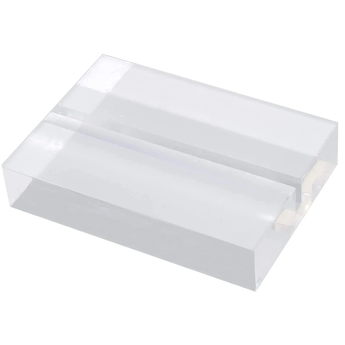 Acrylic Stands Clear Place Card Holders with Card Slot Table Numbers Display Stands Wedding Sign Holders
