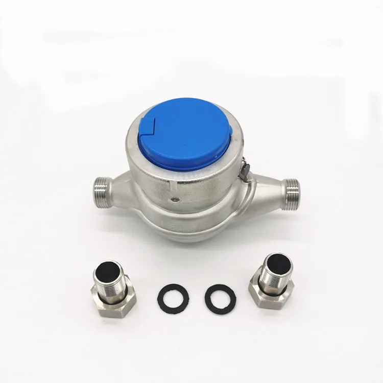 1/2 дюймовый 360 turing крышка из нержавеющей стали 304 счетчик воды