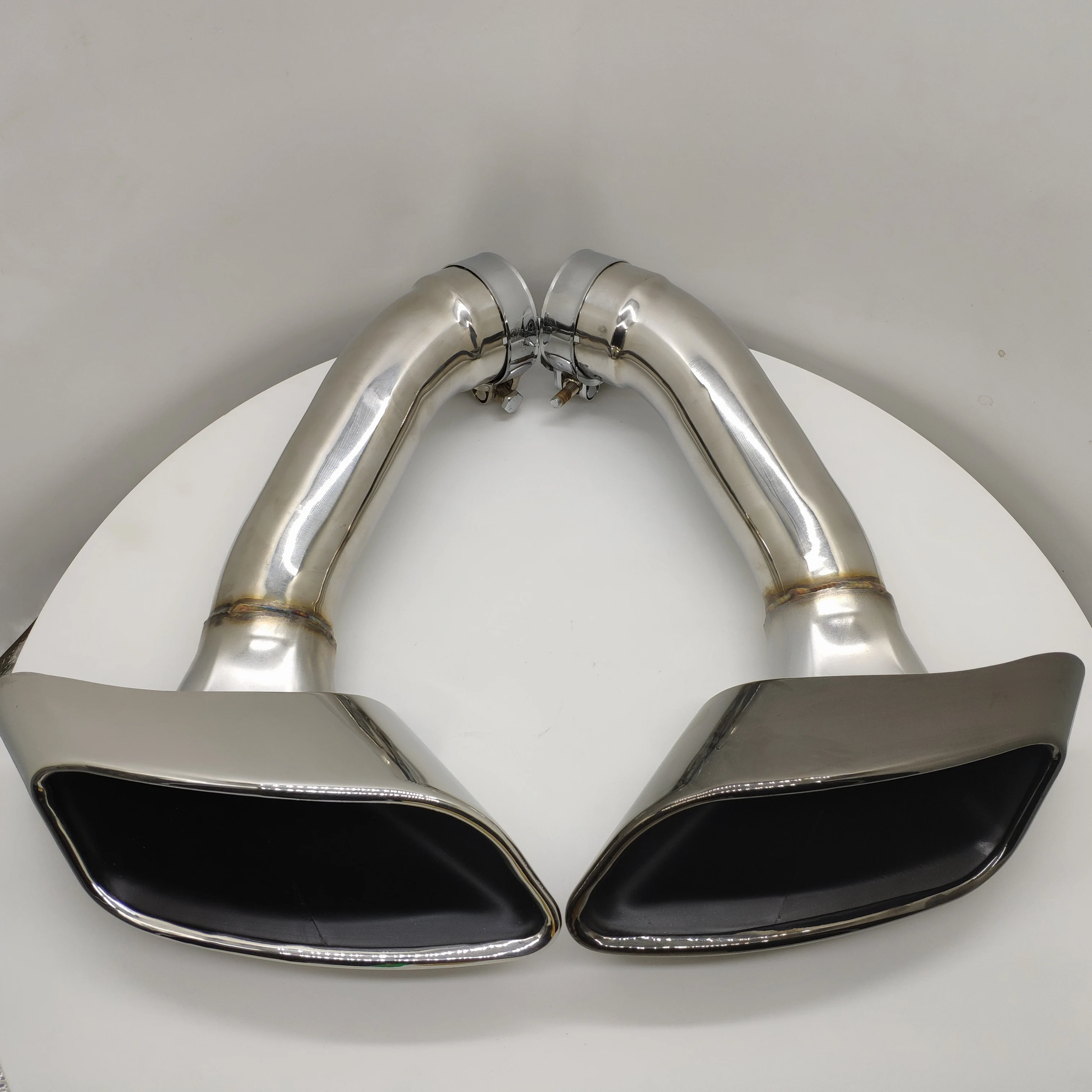 Rear Exhaust Tip Muffler Pipes Tip Trim For BMW E71 X6 2008-2014 2009 2010-2012