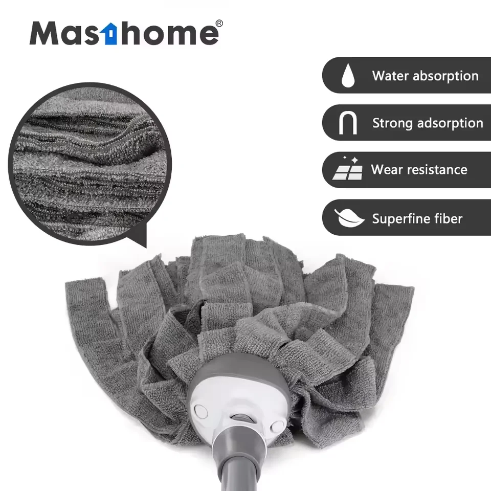 Masthome Newly Customizable Microfiber Home Cleaning Mop Spare Parts Magic for Housework