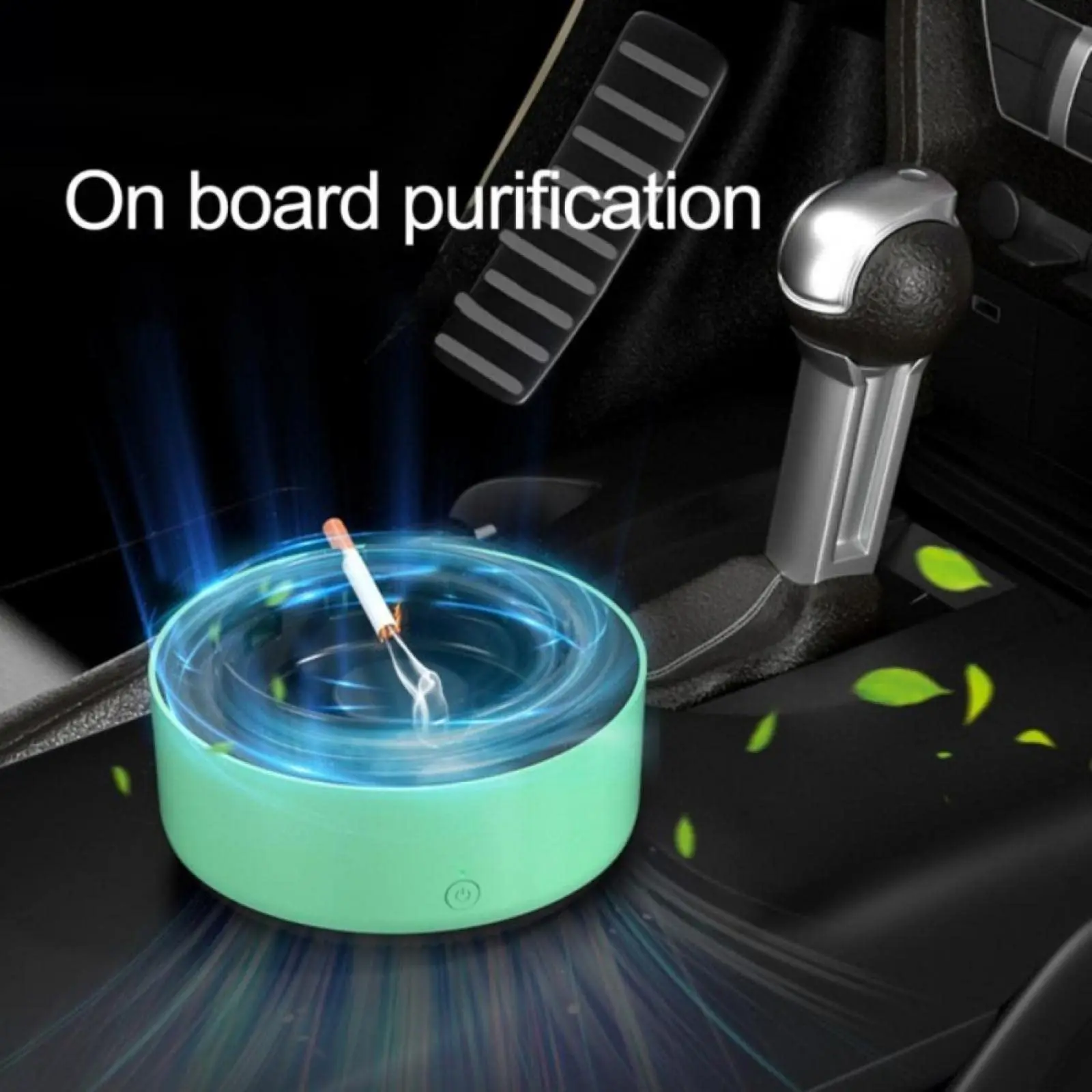 Electric Ashtray Fresher Purifier Intelligent Desktop USB Rechargeable Multifunctional Smokeless Ashtray for Cigarettes Indoor