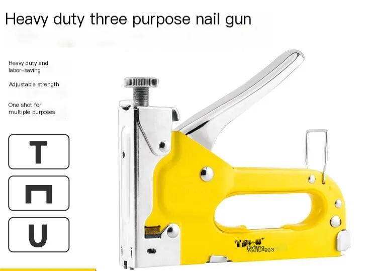 Multifunctional DIY Air Nail Gun Three-Purpose Manual Yard Tool