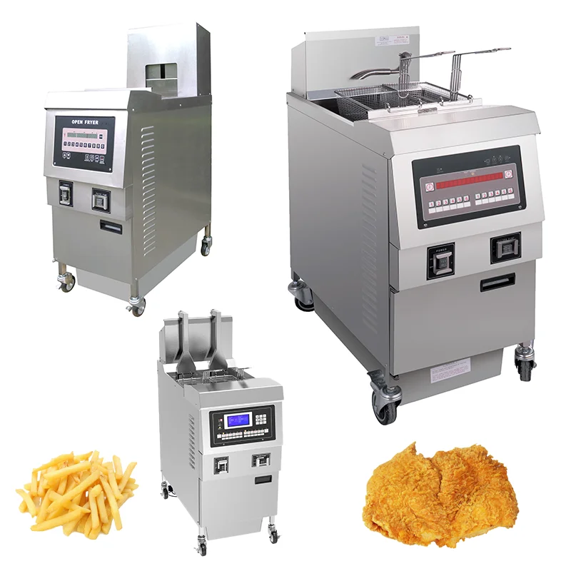 Industrial 1.5L fresh chips pressure fryers potato chips frying chicken electric machine deep fryer price