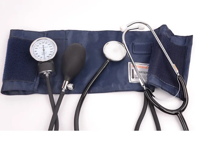 aneroid Sphygmomanometer and dual head stethoscope for blood pressure testcustom stethoscope