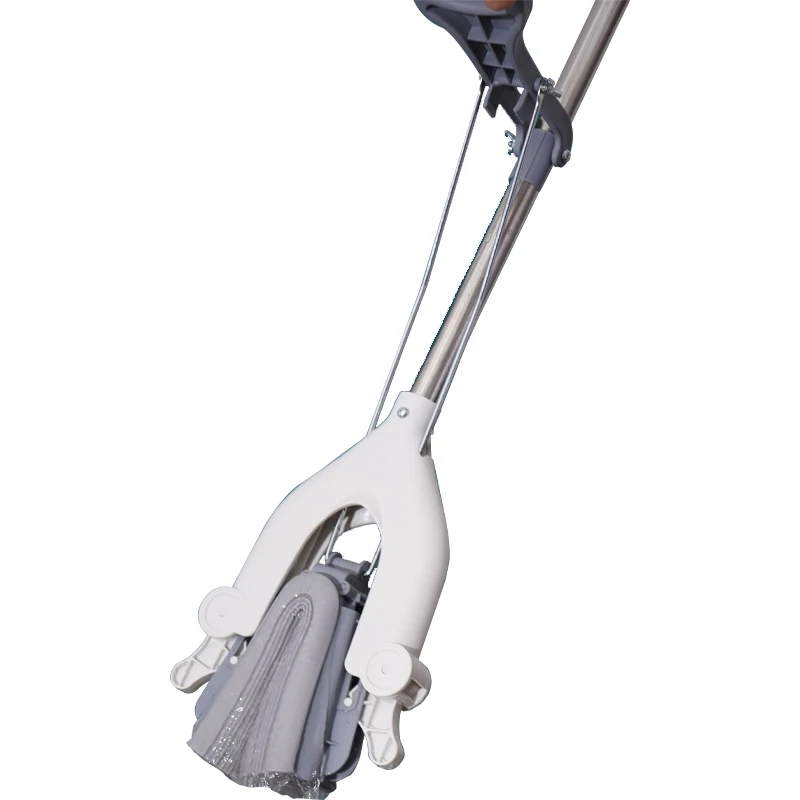 Squeeze Collodion Mop Hand Free Strong Water Absorption Floor Cleaning Mop Microfiber Wringer Microfiber Flat Floor Cleaning Mop