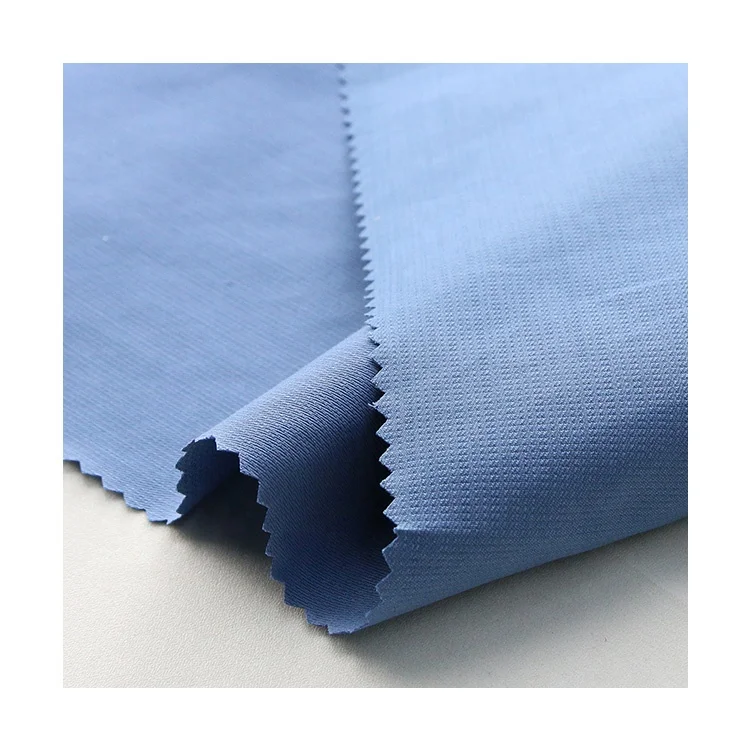 T400 jacquard cotton polyester elastane cvc fabric for women men clothing