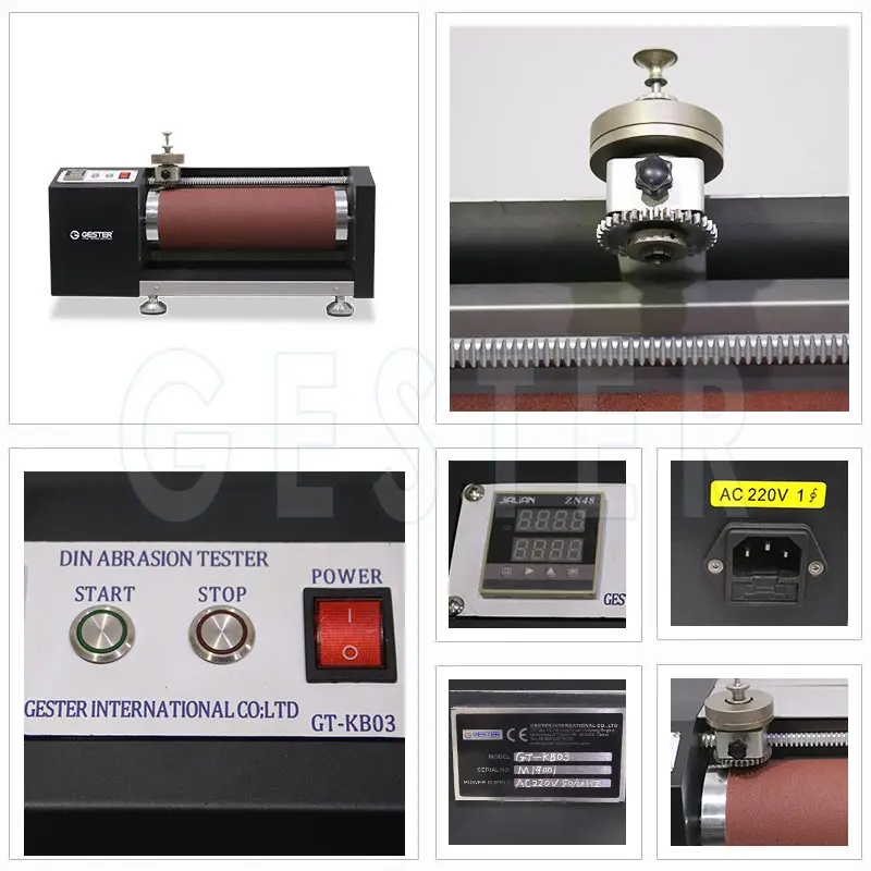 ISO 4649 Din Abrader Abrasion Rubber Testing Machine