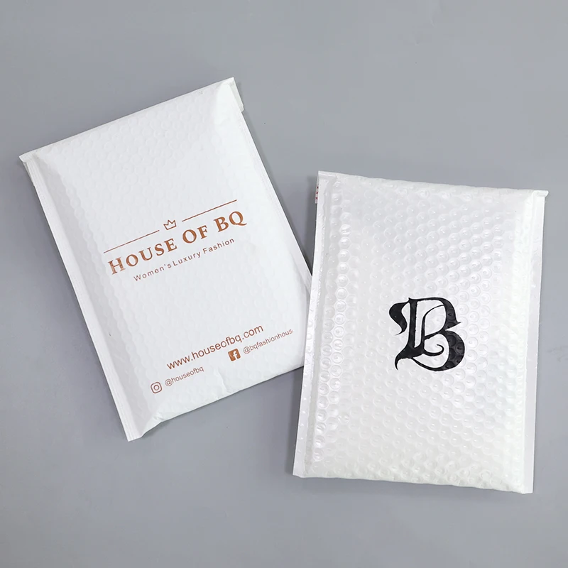 White Mailer Mailing Packing Custom Bubble Poly Bag