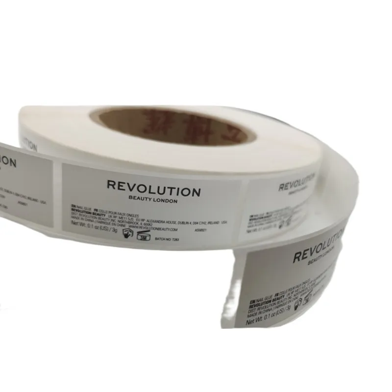 Professional supplier custom decal chrome vinyl cosmetic sticker