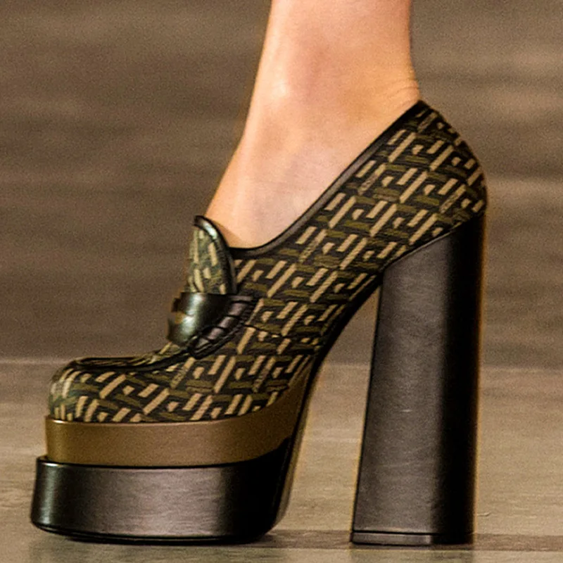 the latest girls ladies women luxury sexy shoes Square Head Thick High Heel Platform High-heeled Sandals