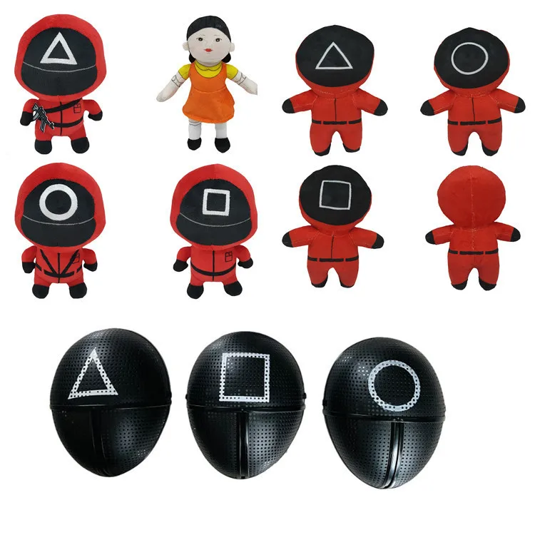 Милые плюшевые игрушки Amazon из мультфильма «кальмар», Корейская ТВ серия, окружающая плюшевая игрушка