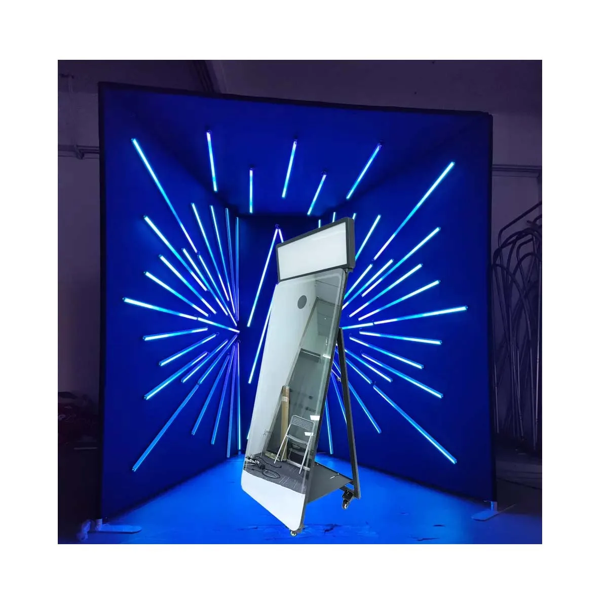 2024 hot sale mirror photo booth selfie mirror photo booth background screen magic mirror photo booth for sale selfie