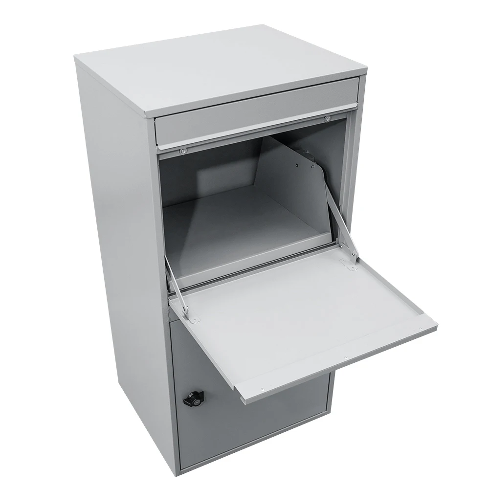 parcel delivery box metal outdoor parcel drop box for home apartment use