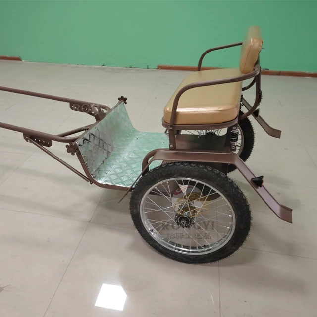 cheap price customized Pony  Buggy Carriage /Two Wheels  Pony Carriage manufacturer  /Horse Cart Carriage for Shetland Pony