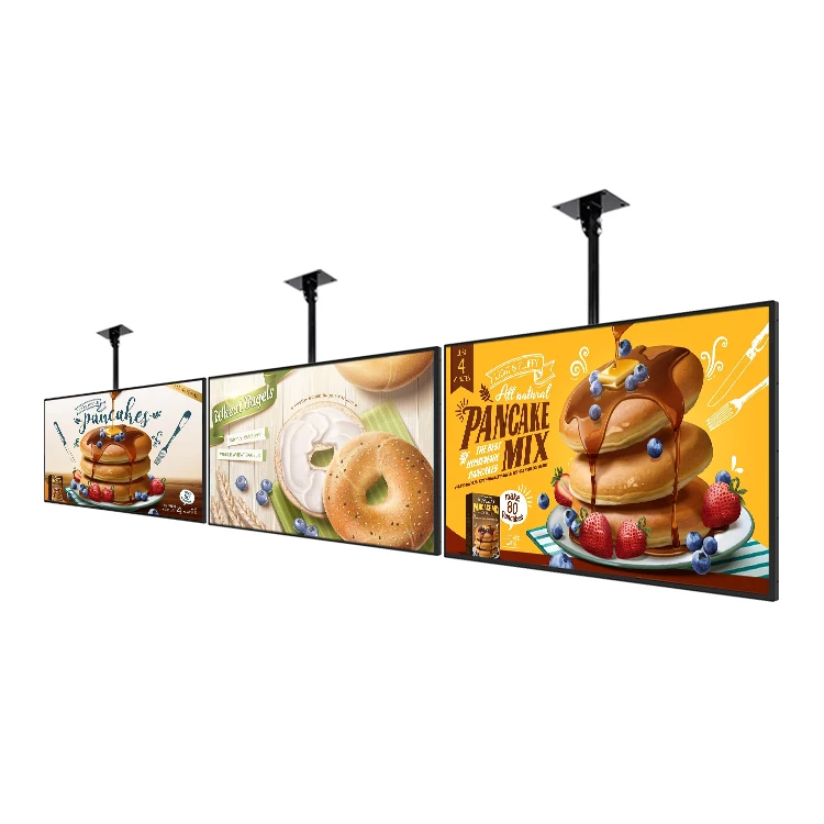 Hanging Wall Mounted Hd Screen 32 inch KFC Cafe Indoor Menu Board Digital Fast Food Smart Menu Board