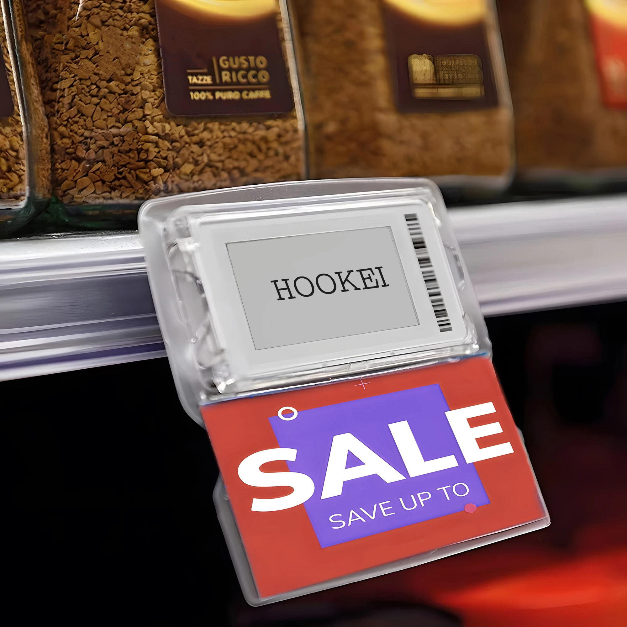 Free Design Wholesale Custom Digital Electronic Shelf Labels Digital Displays ESL Tags Shelf Talkers for Supermarket Shelves