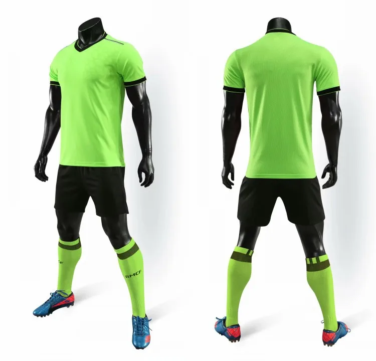 
Kids Adults Training Gym Football Soccer Jersey Mens Soccer Wear Uniform Black Orange White Red Yellow Color For Club Team 