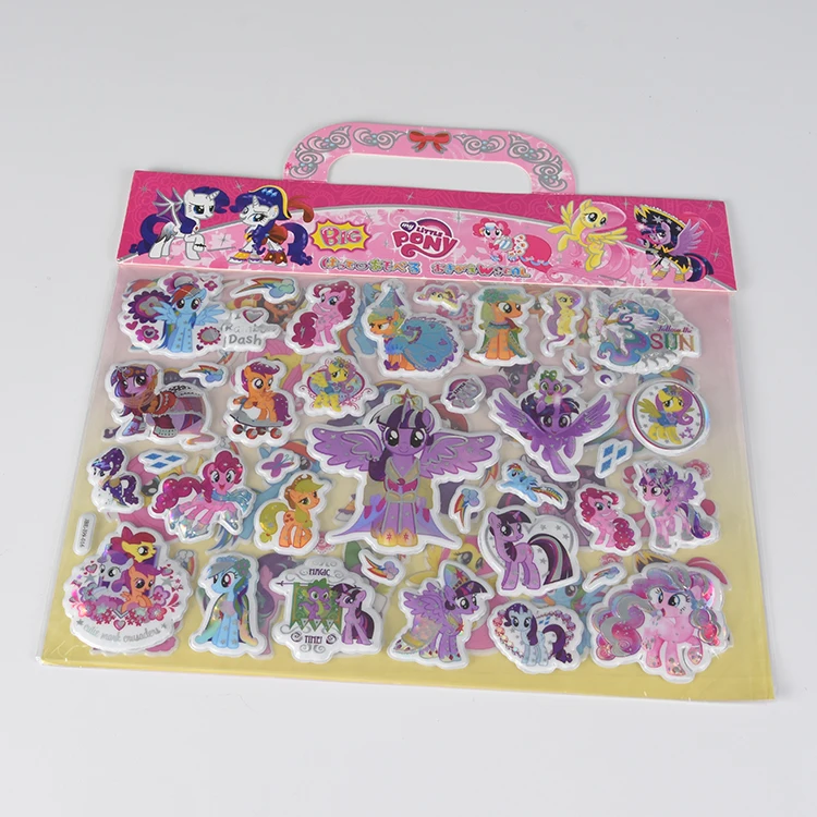 Wholesale custom 3D size cute girl princess skirt plastic stickers decoration puffy bubble stickers