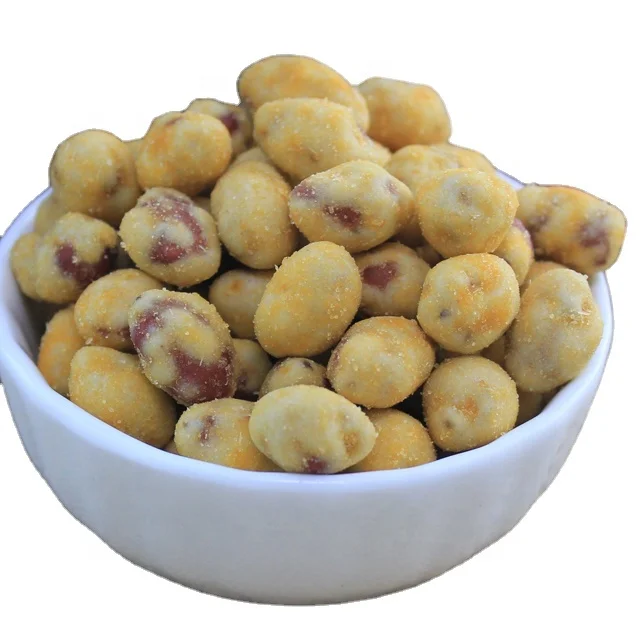 Spicy Chili Semi Coated Peanuts Traditional Chinese Snack