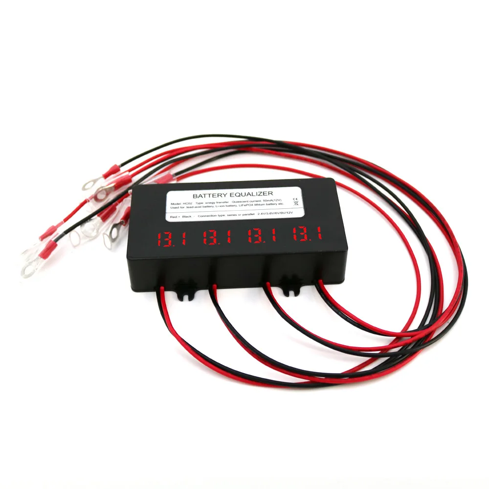 Battery Equalizer Solar System Battery Balancer Voltage 24V 48V LCD Display Lead Acid Battery