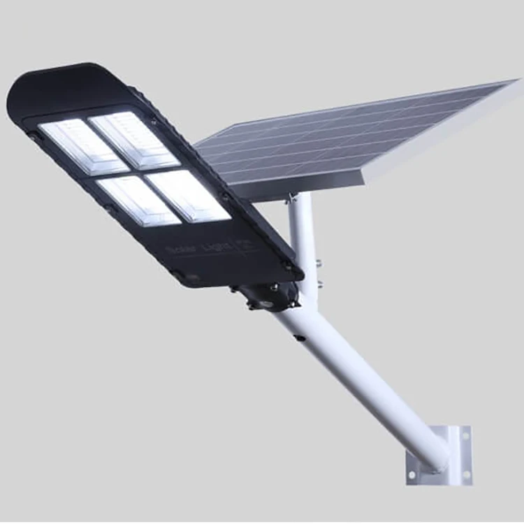 Outdoor lighting Aluminium Solar Led Street Light With Remote Control 100w 200w 300w 400w 500w Ip65 Split Street Lamp With Pole