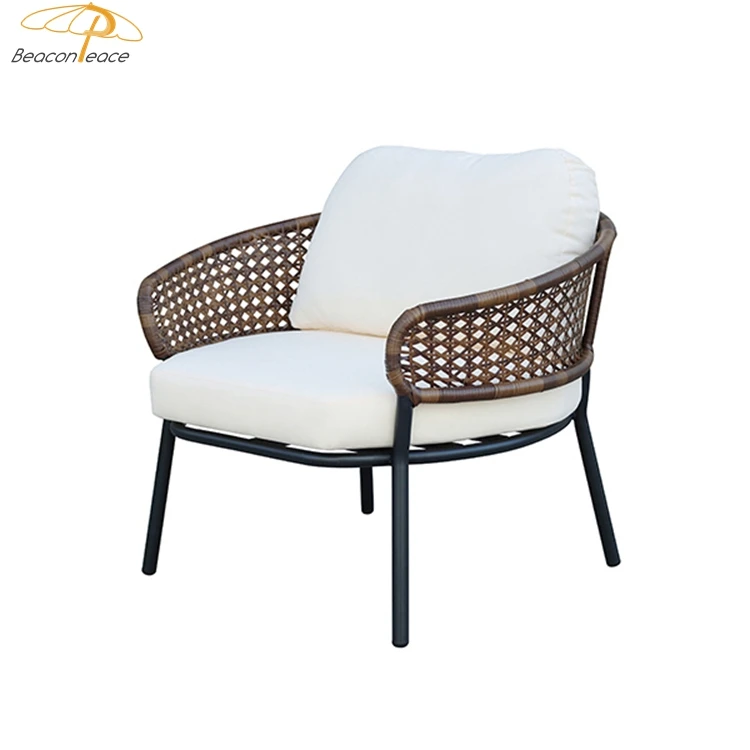 Home and Garden Wicker Rattan Furniture Patio Rattan Sofa Set Outdoor Deep Seating Rattan Sofa Modern Tuin Set Aluminium